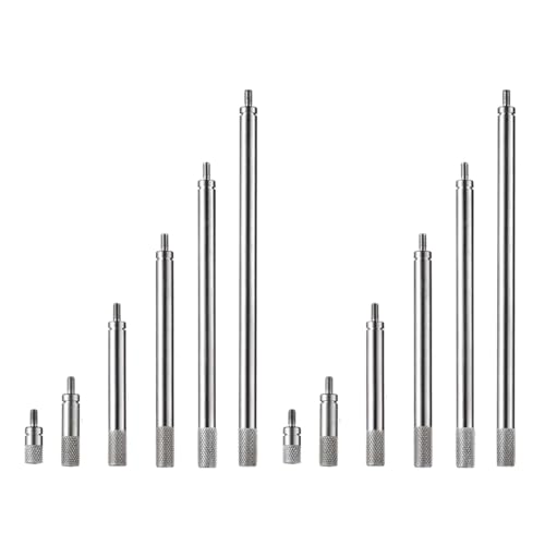 Tuesoa 12-Teiliges Messuhr-Verlängerungsstangen-Set, M2.5-Gewinde, 10-100 mm Verlängerungsstange, Messung für Messuhren und Digitalanzeigen Tuesoa 12-Teiliges Messuhr-Verlängerungsstangen-Set, M2.5-Gewinde, 10-100 mm Verlängerungsstange, Messung für Messuhren und Digitalanzeigen von Tuesoa