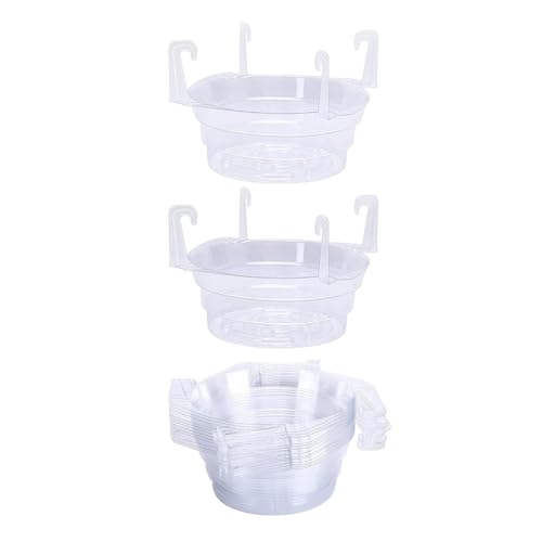 Tuesoa 15 Stück Wasserauffangbehälter für Hängende Pflanzen, 20,3 cm, Durchsichtiger Kunststoff, Wasserauffangschale für Hängende Pflanzen, Untertassen, Tropfschalen Tuesoa 15 Stück Wasserauffangbehälter für Hängende Pflanzen, 20,3 cm, Durchsichtiger Kunststoff, Wasserauffangschale für Hängende Pflanzen, Untertassen, Tropfschalen von Tuesoa