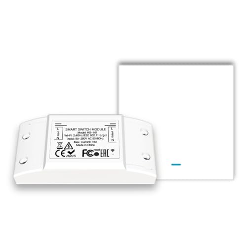 Tuesoa 16A Bluetooth Smart Switch mit 1 Gruppen Panel Fernbedienung Industrie-Schalter Tuya Smart Home Relais Unterbrecher Tuesoa 16A Bluetooth Smart Switch mit 1 Gruppen Panel Fernbedienung Industrie-Schalter Tuya Smart Home Relais Unterbrecher von Tuesoa