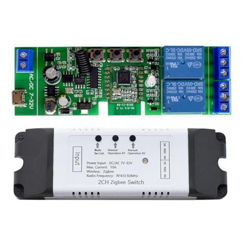 Tuesoa 2-Kanal Tuya Zigbee Smart Wifi Elektrischer Linearantrieb Motorcontroller DC/AC 7-32V Smart Switch Tuesoa 2-Kanal Tuya Zigbee Smart Wifi Elektrischer Linearantrieb Motorcontroller DC/AC 7-32V Smart Switch von Tuesoa