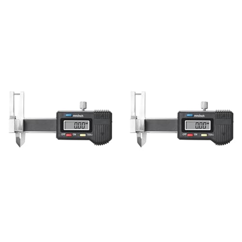 Tuesoa 2Stück 0-25 mm Schmuck-Digital-Messschieber, Mikroelektronische Digitalanzeige, Dreifache Verwendung, Lineal, Dickenmessschieber Tuesoa 2Stück 0-25 mm Schmuck-Digital-Messschieber, Mikroelektronische Digitalanzeige, Dreifache Verwendung, Lineal, Dickenmessschieber von Tuesoa