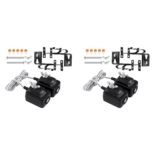 Tuesoa 2X 820CB Garagentor-Sicherheitssensor und Halterungen, Ersatzset für 41A5034/ G801CB-P/801CB/041-0136 von Tuesoa