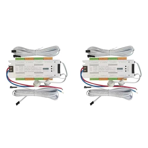 Tuesoa 2X Automatisches 32-Kanal-Treppenbeleuchtungs-LED-Bewegungssensor-Treppenlicht-Controller-Kit für Treppen, Flexibler Streifen 12V 24V Tuesoa 2X Automatisches 32-Kanal-Treppenbeleuchtungs-LED-Bewegungssensor-Treppenlicht-Controller-Kit für Treppen, Flexibler Streifen 12V 24V von Tuesoa
