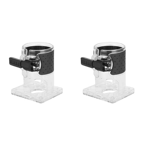 Tuesoa 2X Basis für Holzfräse, Basis für Elektrische Trimmer, Basis für Holzbearbeitungs-Trimmfräsmaschine für RT0701C für WU601 von Tuesoa