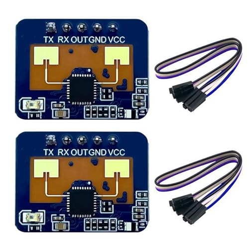 Tuesoa 2X HLK-LD2410C 24G-Sensor für Menschliche Anwesenheit, Unterstützt BT-Funktion, App-Radarsensormodul, FMCW-Millimeterwellen-Bewegungserkennung Tuesoa 2X HLK-LD2410C 24G-Sensor für Menschliche Anwesenheit, Unterstützt BT-Funktion, App-Radarsensormodul, FMCW-Millimeterwellen-Bewegungserkennung von Tuesoa