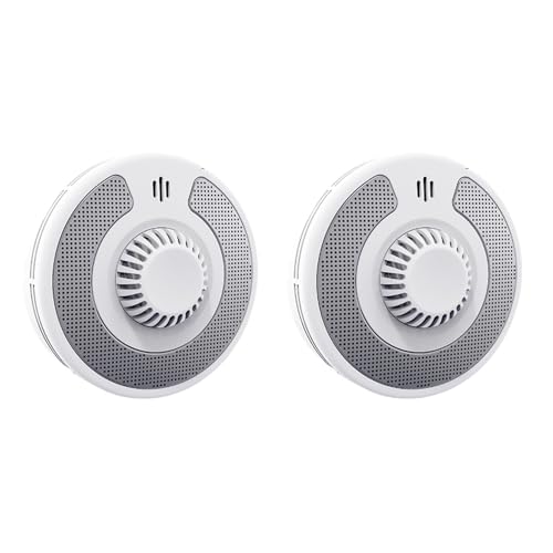 Tuesoa 2X Intelligenter WLAN-Hitzemelder mit Steuerung Per Tuya-App, WLAN-Hitzealarm mit Versiegelter 10-Jahres-Lithium-Batterie, BS 5446-2, VH03W Tuesoa 2X Intelligenter WLAN-Hitzemelder mit Steuerung Per Tuya-App, WLAN-Hitzealarm mit Versiegelter 10-Jahres-Lithium-Batterie, BS 5446-2, VH03W von Tuesoa