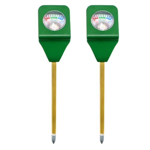 Tuesoa 2X Mini-Bodenfeuchtemessgerät, Feuchtigkeitstester, Bodenmessgerät, Pflanzenboden-Kit, Feuchtigkeitstester, Testinstrument für Gartenpflanzen Tuesoa 2X Mini-Bodenfeuchtemessgerät, Feuchtigkeitstester, Bodenmessgerät, Pflanzenboden-Kit, Feuchtigkeitstester, Testinstrument für Gartenpflanzen von Tuesoa
