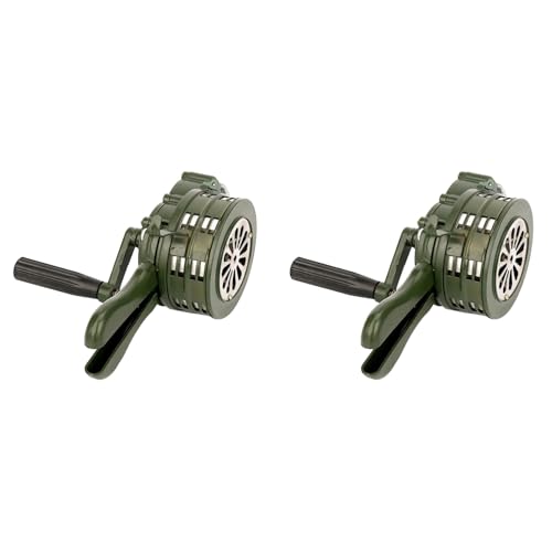 Tuesoa 2X Nothandkurbel Sirene Horn 110DB Manuell Betriebene Warnung Schule Einkaufen Feuer Luftangriff Sicherheitsalarmsystem Tuesoa 2X Nothandkurbel Sirene Horn 110DB Manuell Betriebene Warnung Schule Einkaufen Feuer Luftangriff Sicherheitsalarmsystem von Tuesoa
