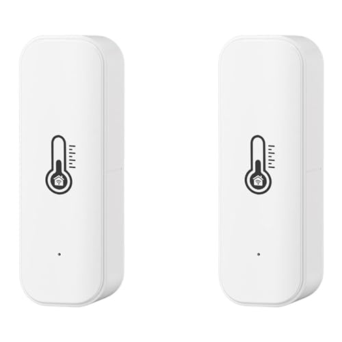 Tuesoa 2X Tuya WiFi-Temperatur- und Luftfeuchtigkeitssensor Innenfeuchtigkeitssensor APP-ÜBerwachung für Home Assistant Tuesoa 2X Tuya WiFi-Temperatur- und Luftfeuchtigkeitssensor Innenfeuchtigkeitssensor APP-ÜBerwachung für Home Assistant von Tuesoa