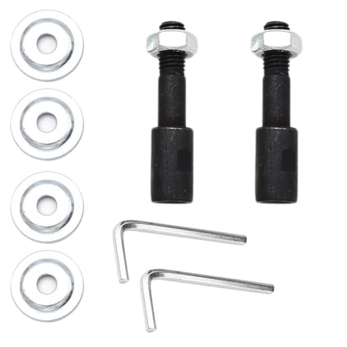Tuesoa 2er-Pack Wellendornverlängerung, Doppelschleifer-Verlängerungswelle, 8 mm Bis 10 mm Motordornadapter, Gewindewellen-Stützsatz Tuesoa 2er-Pack Wellendornverlängerung, Doppelschleifer-Verlängerungswelle, 8 mm Bis 10 mm Motordornadapter, Gewindewellen-Stützsatz von Tuesoa