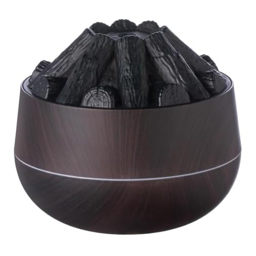 Tuesoa 300 Ml Bonfire-Luftbefeuchter, USB-Anschluss, Geräuschlos, Flammenoptik, Aroma-Diffuser, Automatische Abschaltung, Holzoptik, für Zuhause, Büro, Fitnessstudio, Dunkle Holzmaserung Tuesoa 300 Ml Bonfire-Luftbefeuchter, USB-Anschluss, Geräuschlos, Flammenoptik, Aroma-Diffuser, Automatische Abschaltung, Holzoptik, für Zuhause, Büro, Fitnessstudio, Dunkle Holzmaserung von Tuesoa