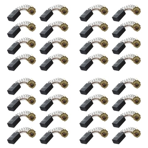 Tuesoa 32 Stueck Elektrohobel Kohlebuerste Fuer 12 X 8 X 5 mm CB51 von Tuesoa