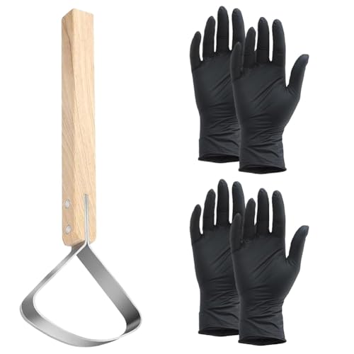 Tuesoa 3St. Versteck-Schaber Fleischwerkzeug Fleischmesser 11,2 Langer Fleischmesser für Häute, Fellhautbehandlungsmittel Tuesoa 3St. Versteck-Schaber Fleischwerkzeug Fleischmesser 11,2 Langer Fleischmesser für Häute, Fellhautbehandlungsmittel von Tuesoa