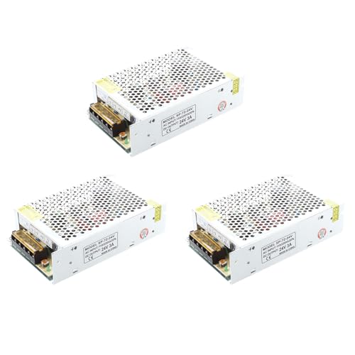 Tuesoa 3X AC 110/ 220V 24V 3A 72W Versorgungsteil Transformator Fuer LED Streifen Lampe Tuesoa 3X AC 110/ 220V 24V 3A 72W Versorgungsteil Transformator Fuer LED Streifen Lampe von Tuesoa