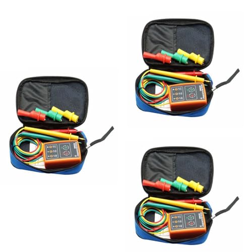 Tuesoa 3X Neuer 3 Phasen Sequenz Rotationstester Indikator Detektor Messer Led Summer mit Tragbarer Beutel Td-Led02 Tuesoa 3X Neuer 3 Phasen Sequenz Rotationstester Indikator Detektor Messer Led Summer mit Tragbarer Beutel Td-Led02 von Tuesoa