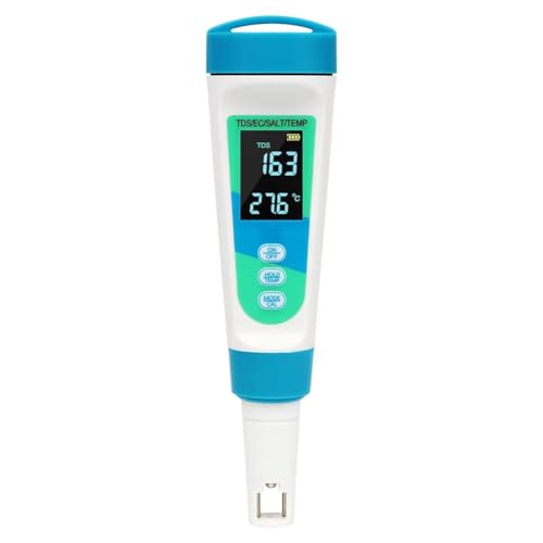 Tuesoa 4-In-1 TDS/EC/Salzgehalt/Temperatur-Detektor 4-In-1 Wasserprüfung für Schwimmbäder, Trinkwasser und Aquarien Tuesoa 4-In-1 TDS/EC/Salzgehalt/Temperatur-Detektor 4-In-1 Wasserprüfung für Schwimmbäder, Trinkwasser und Aquarien von Tuesoa
