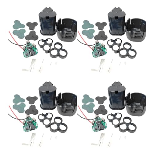 Tuesoa 4 Satz 12 V DC Elektrowerkzeug Handbohrmaschine Power Li-Ion Batterieschutzplatine 18650 Lithium Box Circuit Pack Shell Tuesoa 4 Satz 12 V DC Elektrowerkzeug Handbohrmaschine Power Li-Ion Batterieschutzplatine 18650 Lithium Box Circuit Pack Shell von Tuesoa