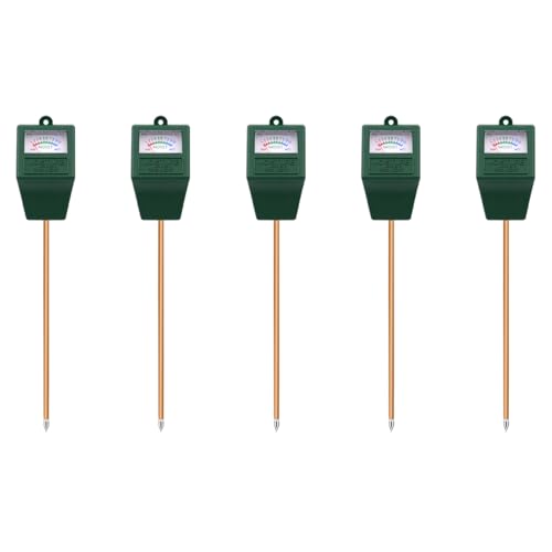 Tuesoa 5X Bodenfeuchtemesser, Pflanzenwasserzähler Drinnen & Draussen, Sensor Hygrometer Bodentester für Topfpflanzen, Garten, Rasen, Bauernhof Tuesoa 5X Bodenfeuchtemesser, Pflanzenwasserzähler Drinnen & Draussen, Sensor Hygrometer Bodentester für Topfpflanzen, Garten, Rasen, Bauernhof von Tuesoa