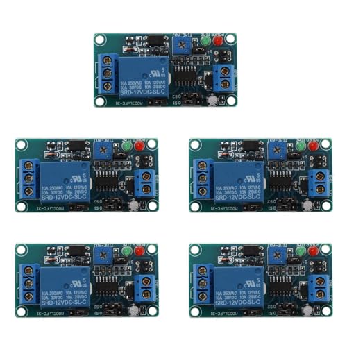 Tuesoa 5X SRD 12V DC-SL-C NC Relais mit 12V DC Verzoegerter Timer Tuesoa 5X SRD 12V DC-SL-C NC Relais mit 12V DC Verzoegerter Timer von Tuesoa