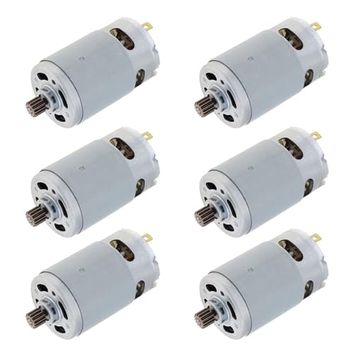 Tuesoa 6X 21V RS550 Motor Bürstenmotor 14 Zähne Geeignet für 4/6 Kabelloses Mini-Logging-Säge-Kettensägenwerkzeug-Zubehör Tuesoa 6X 21V RS550 Motor Bürstenmotor 14 Zähne Geeignet für 4/6 Kabelloses Mini-Logging-Säge-Kettensägenwerkzeug-Zubehör von Tuesoa