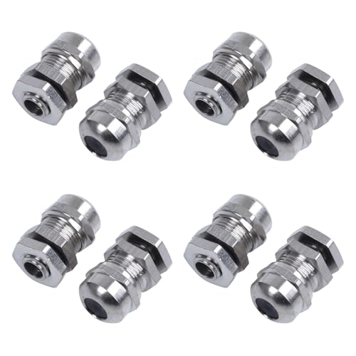 Tuesoa 8 Stueck M8 Wasserdicht Spannungsabbau Kabelverschraubung Fuer 2-5mm Kabel Draht Tuesoa 8 Stueck M8 Wasserdicht Spannungsabbau Kabelverschraubung Fuer 2-5mm Kabel Draht von Tuesoa