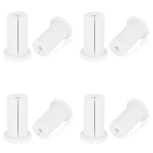 Tuesoa 8-Teiliges Kabelführungsset für, Kabeldurchführungsbuchsen für 1-Wandloch, Ethernet-Kabel-Wanddurchführung, von Tuesoa
