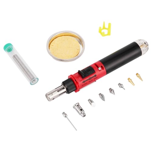 Tuesoa Cordless Gas Lötkolben Heißluftpistole Selbstzündung Sofortstart Einstellbare Flammenkontrolle Schweißwerkzeuge Tuesoa Cordless Gas Lötkolben Heißluftpistole Selbstzündung Sofortstart Einstellbare Flammenkontrolle Schweißwerkzeuge von Tuesoa