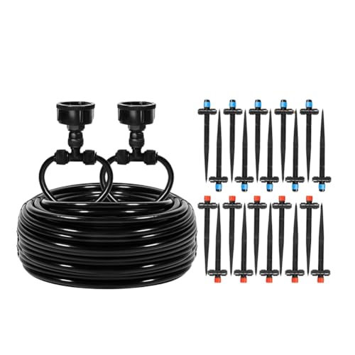 Tuesoa Drip-Bewässerungssystem Bewässerungsset Bewässerungssystem für Outdoor-Pflanzen 1/4 Bewässerungsschlauch Drip-Bewässerungsset Tuesoa Drip-Bewässerungssystem Bewässerungsset Bewässerungssystem für Outdoor-Pflanzen 1/4 Bewässerungsschlauch Drip-Bewässerungsset von Tuesoa