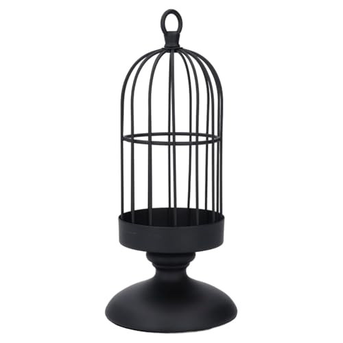 Tuesoa Kerzenhalter im Vogelkäfig-Stil Aus im Vintage-Stil, Dekorativer Kerzenhalter für die Heimdekoration bei Hochzeiten und Zur Aromatherapie Tuesoa Kerzenhalter im Vogelkäfig-Stil Aus im Vintage-Stil, Dekorativer Kerzenhalter für die Heimdekoration bei Hochzeiten und Zur Aromatherapie von Tuesoa