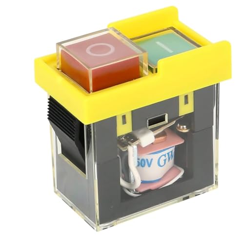 Tuesoa Kjd6 5E4 250V 6A Elektromagnetischer Schalter Stromausfallschutzschalter Elektromagnetisch Wasserdicht, Gegen Stromausfall Werkzeugschalter, Startknopf Tuesoa Kjd6 5E4 250V 6A Elektromagnetischer Schalter Stromausfallschutzschalter Elektromagnetisch Wasserdicht, Gegen Stromausfall Werkzeugschalter, Startknopf von Tuesoa