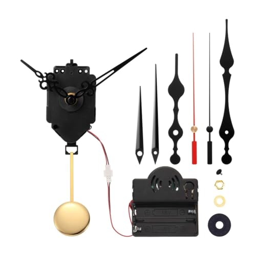 Tuesoa Quarzpendel-Trigger-Uhr, Schwingwerk, Glockenspiel, Melodiemechanismus, Uhrenbausatz mit 3 Paar Zeigern, DIY-Uhr-Reparaturteile Tuesoa Quarzpendel-Trigger-Uhr, Schwingwerk, Glockenspiel, Melodiemechanismus, Uhrenbausatz mit 3 Paar Zeigern, DIY-Uhr-Reparaturteile von Tuesoa
