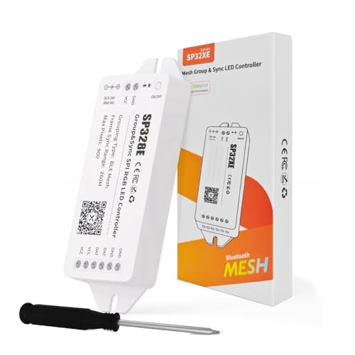 Tuesoa SP328E MESH Gruppen SPI RGB LED Controller Wireless Signal Verstärker RGB Dimmer Mesh Bluetooth APP Signal Synchronisation von Tuesoa