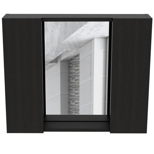 TUHOME Artemisa Medizinschrank Holzwerkstoff Medizinschränke in Schwarz von Tuhome Furniture