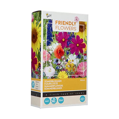 Buzzy® Friendly Flowers Mix Blumenwiese für 15m² von Tuinplus bv