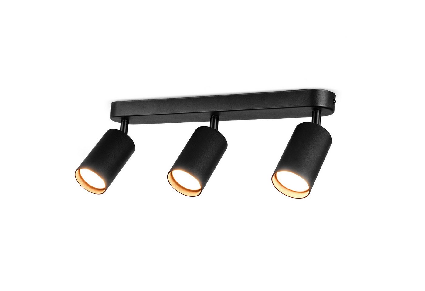 Tukrool Deckenstrahler LED-Deckenstrahler 1/3 Fassung GU10 Deckenleuchte 350° drehbar, ohne Leuchtmittel, Tageslichtweiß, Warmweiß, Einfache Installation,warmweiß,2 Befestigungsmöglichkeiten, Büro 2St. Tukrool Deckenstrahler LED-Deckenstrahler 1/3 Fassung GU10 Deckenleuchte 350° drehbar, ohne Leuchtmittel, Tageslichtweiß, Warmweiß, Einfache Installation,warmweiß,2 Befestigungsmöglichkeiten, Büro 2St. von Tukrool