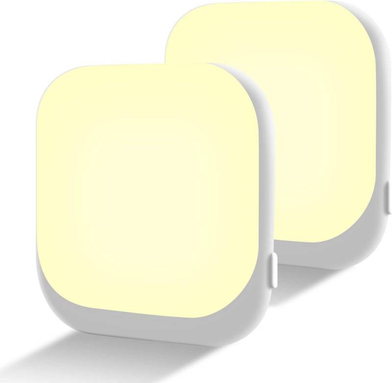 Tukrool LED Nachtlicht 2 Stück LED Nachtlicht Steckdose mit Dämmerungssensor, Einstellbares Licht warmweiß 2700K von Tukrool