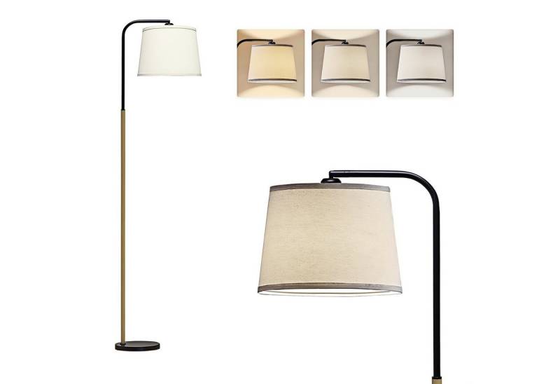 Tukrool Stehlampe Standleuchten,Bogenlampe 166cm,Dimmbar LED Stehleuchte mit Fußschalter, Stehlampen mit 3 Farbtemperaturen,für Schlafzimmer und Lesen,Büro von Tukrool