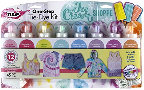 Tulip 44269 Batik-Set in einem Schritt, 45 Stück, pastellfarben, Einheitsgröße von Tulip