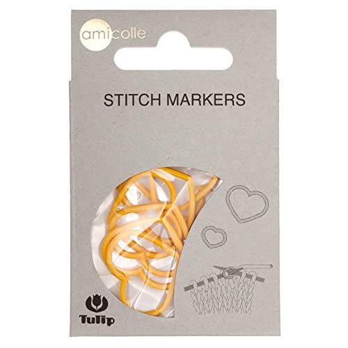 Tulip AC-004E Stitch Markers, Yellow, Extra Large von Tulip