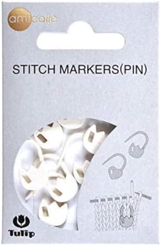 Tulip AC-027E Stitch Markers, White, Einheitsgröße von Tulip