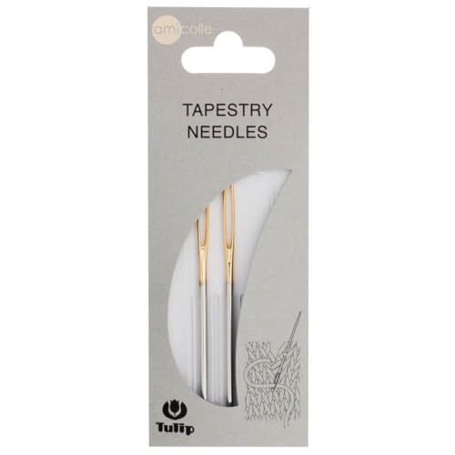 Tulip AC-034E Tapestry Needles, Legierter Stahl, Silver, No.13 (2.4 x 70mm) von Tulip