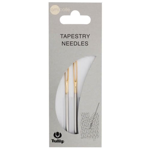 Tulip AC-034E Tapestry Needles, Silver, No.13 (2.4 x 70mm) von Tulip