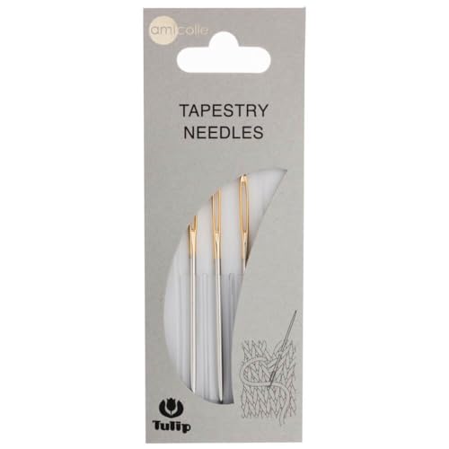 Tulip AC-035E Tapestry Needles, Legierter Stahl, Silver, No.14 (2.1 x 65mm) von Tulip