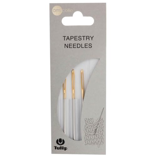 Tulip AC-036E Tapestry Needles, Legierter Stahl, Silver, No.15 (1.81 x 60mm) von Tulip