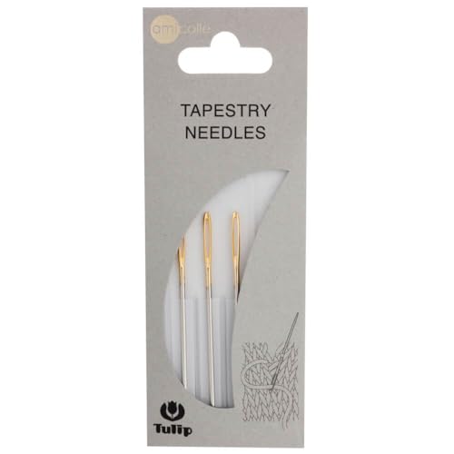 Tulip AC-037E Tapestry Needles, Legierter Stahl, Silver, No.16 (1.6 x 60mm) von Tulip