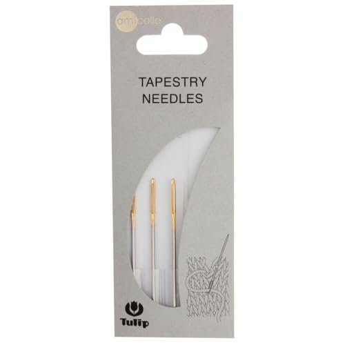 Tulip AC-038E Tapestry Needles, Legierter Stahl, Silver, No.17 (1.35 x 54.5mm) von Tulip