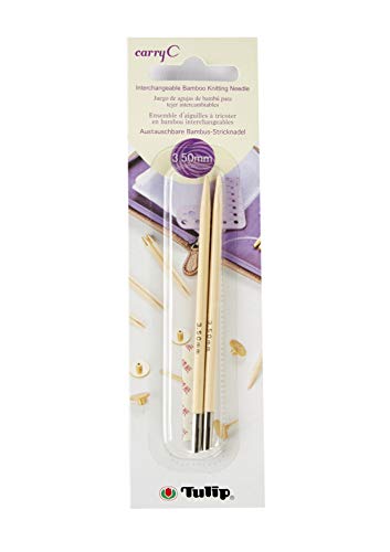 Tulip CTMM-03 Stricknadeln, Bamboo, Beige, 4 mm von Tulip