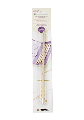 Tulip CTMM-18 Crochet Hook, Bambus, Brown, 6,5 mm von Tulip