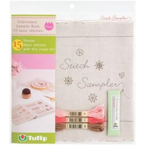 Tulip EK-101E Embroidery Sampler Book, Stoff, Ecru, One Size Tulip EK-101E Embroidery Sampler Book, Stoff, Ecru, One Size von Tulip