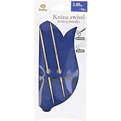 Tulip KS-1000300 Stricknadeln, Bamboo, Beige, 100 cm x 3 mm Tulip KS-1000300 Stricknadeln, Bamboo, Beige, 100 cm x 3 mm von Tulip